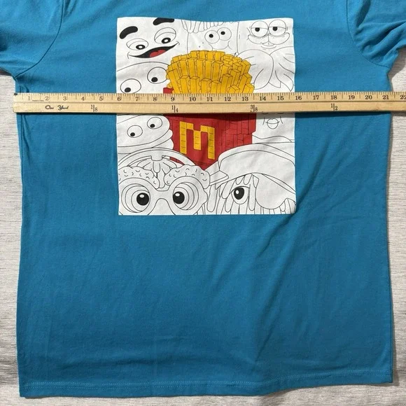 McDonald's 2024 Collector's Cup Crew Employee Shirt Fries Graphic Tee Size Large - Picture 4 of 5